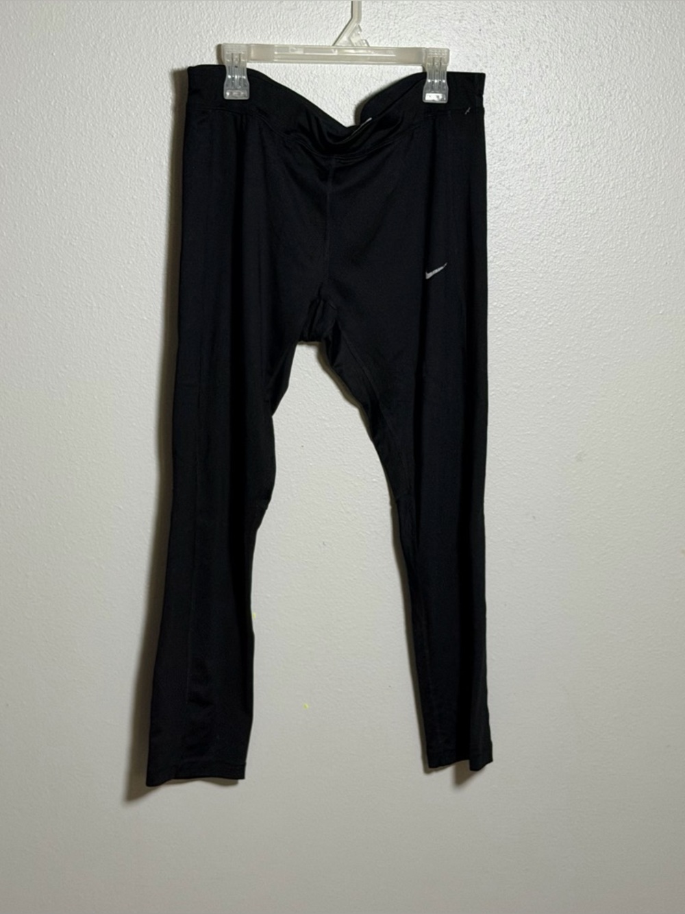 Nike Dri-Fit Women Black Athletic Performance Capri Leggings size L